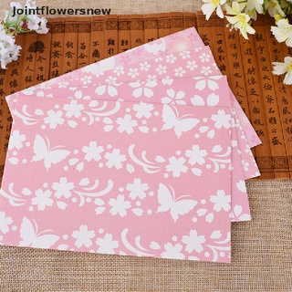 [jfn] 10 unidades por paquete de sakura sobres de escritura letra papel papelería hermosa flor [jointflowersnew]