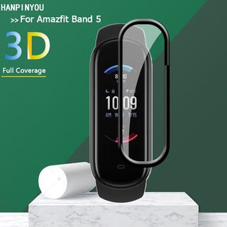 1/2/3/5 Piezas Para Amazfit Band 5 Smart Watch Ultra Transparente Cubierta Completa 3D Curva Suave PMMA Película Protector De Pantalla-No Vidrio Templado