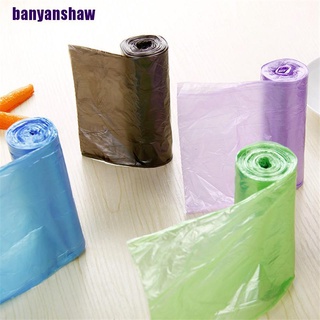 banyanshaw 1roll 50*60cm bolsas de basura gruesas convenientes limpieza ambiental bolsa de residuos de plástico bolsas de basura ytes