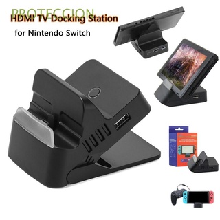 Proteccion Adaptador Portátil De cine en casa juegos De video durable cómodo HDMI TV estación De carga