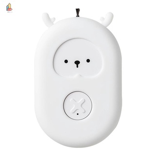 Personal Wearable Air Purifier Necklace Cartoon Mini Portable USB Air Freshner Ionizer Negative Ion Generator White