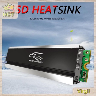 M.2 2280 SSD disipador de calor enfriador térmico almohadilla de estado sólido radiador de disco duro (2)