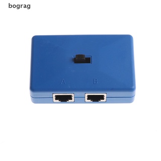 [Bograg] Mini 2 Ports Rj45 Inner/External Network Switch Splitter Box Avoid Cable Plug 579CO