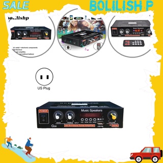 <Bolilishp> Conveniente amplificador compatible con Bluetooth dos canales amplificador de potencia hogar Subwoofer para coche