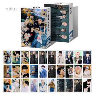 30 unids/Set KPOP ATEEZ NCT TXT Photocard nuevo álbum HD Photo LOMO tarjetas para Fans