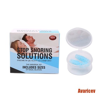 AVAR 8 piezas Anti ronquidos Apnea nariz Clip antirronquidos respiración ayuda a detener ronquidos dispositivo