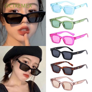 Ocixemex - gafas de sol Vintage, estilo de moda, UV400, rectangulares, Retro
