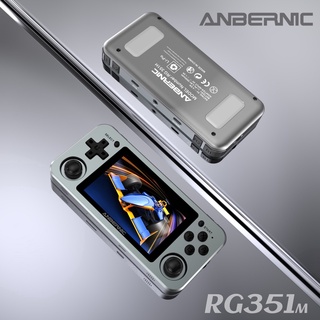 Nueva consola de juegos de mano ANBERNIC RG351M Retro de aleación de aluminio reproductor de juegos RK3326 de código abierto de 3.5 pulgadas