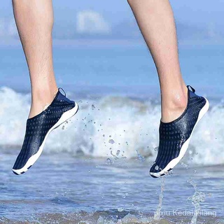 Zapatos de playa de gran tamaño para hombre, zapatos de cinco dedos, zapatos antideslizantes para vadear, zapatos aguas arriba, zapatos de buceo para mujer al aire libre, transpirable natación 35-46 meHu