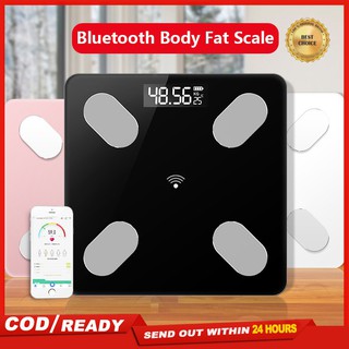 12 en 1 bluetooth de grasa corporal balanza de peso inteligente digital escala