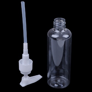 [linshan] dispensador de 100 ml de viaje atomizador de plástico transparente vacío pequeña botella de spray al azar [caliente] (2)