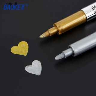 【NIG】 DIY Metallic Waterproof Permanent Paint Marker Pens For DIY Epoxy Resin Craft .