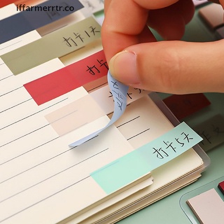 [iffarmerrtr] 200 Hojas Lindo Morandi Macaron Color Memo Pad Notas Adhesivas Escuela Oficina CO (1)