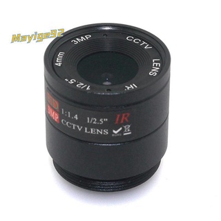 lente de apertura fija de 4 mm 3mp lente de cámara hd lente de red cctv lente de cámara accesorios