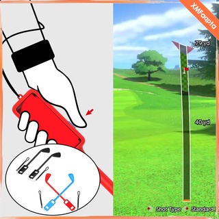2 piezas de mango de golf izquierdo y derecho para nintendo switch golf clubs