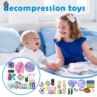 fidget juguetes conjunto sensorial juguetes anti estrés gadgets juguetes sensorial juguetes pack para niños adultos alivio del estrés anti ansiedad (1)