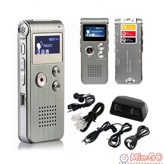 Grabadora De Audio Dictáfono Reproductor MP3 Grabación De 8 Gb De Sonido Digital Mini Voz