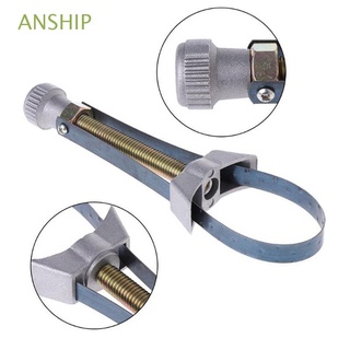 ANSHIP 60-120mm Automobile Oil Filter Oil Grid Removal Filter Tool|Element Wrench Diameter Adjustable Repair Tool Strap Wrench Steel Belt Ingot Type