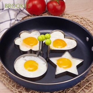 Brooke1 Gadget accesorios herramienta de cocina panqueque huevo frito acero inoxidable huevo panqueque anillo huevo freír