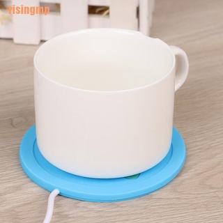Risingmp (¥) usb calentador de dibujos animados de silicona taza de café té bebida usb calentador bandeja taza almohadilla (6)