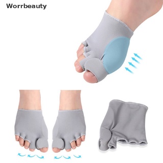 worrbeauty 1 par separador del dedo del dedo del pie valgus bunion corrector pies hueso pulgar ajustador pedicura co