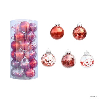 bola de árbol de navidad de 60 mm para colgar en casa, fiesta, decoración