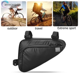 Myhomever - bolsas triangulares para bicicleta, a prueba de polvo, impermeables, para ciclismo, bolsa de tubo frontal (6)