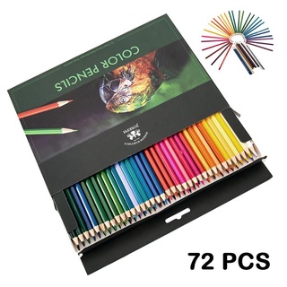 Juego de lápices de acuarela profesional de 72 colores/juego de lápices de acuarela para artista/pintura/lápiz de boceto (1)