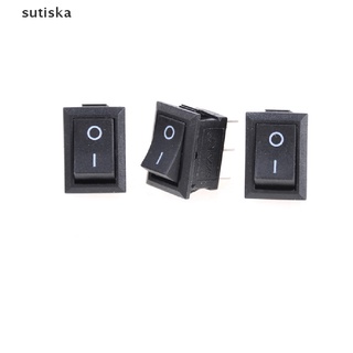 sutiska 3 piezas spdt on/off/on mini negro 3 pines interruptor basculante ac 6a/250v 10a/125v co