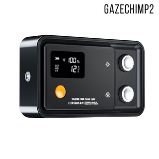 [GAZECHIMP2] Pequeña cámara RGB luz de vídeo CRI 96+ LED luz de relleno 2500k-8500k accesorios