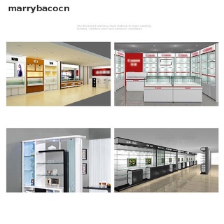 marrybacocn clip bilateral hogar fácil instalación abrazadera de vidrio zinc durable gabinete bisagra co (6)