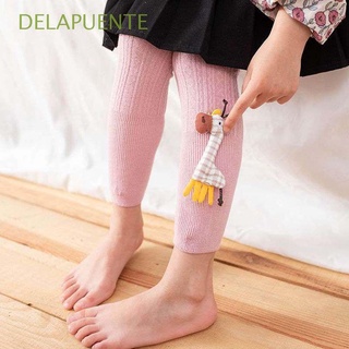 DELAPUENTE Soft knitted Pantyhose Autumn Cotton Tights Children's Legging Stretchy Baby Spring Warm Knit Kids Girls Leggings/Multicolor