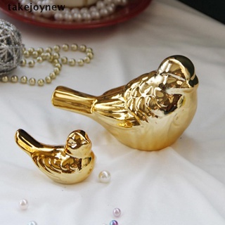 [takejoynew] figuras doradas de plata nórdica para pájaros, accesorios para decoración del hogar