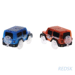 Redsk luz Led para automóvil noche Luminosa mágica electrónica vehículo luces Intermitentes niños juguete Educativo regalo De navidad De año nuevo