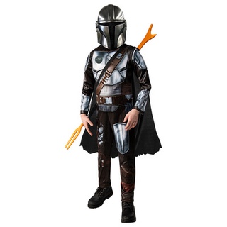 traje de cosplay infantil mandalorian de cazador de recompensas galáctica con casco
