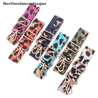 northvotescastsuper espesar color de las mujeres bolso accesorios leopardo impresión ajustable correa de hombro nvcs