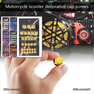 [cout] 30 pzs tuerca de tornillo de tornillo para decoración de motocicletas
