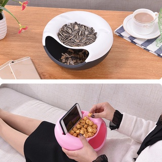 Double Layer Melon Seed Dish Dry Fruit Basket Takes Melon Seed Magic Ware (2)