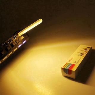 Mini luz nocturna LED USB portátil/bombilla de lectura con 8 LED para acampar