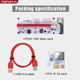 【COD】 PCI-E1X to 16X graphics card extension cable red card slot adapter card adapter board bigfrog1.co