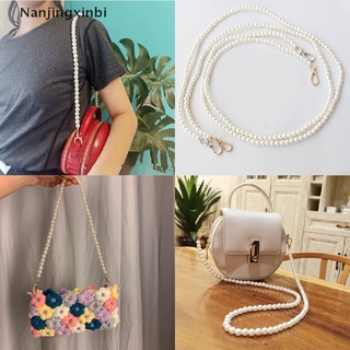[nanjingxinbi] 100/110/120 cm correa de perlas para bolsas bolso de bricolaje bolso de repuesto cinturón de perlas [caliente]