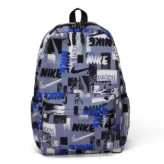 Nike mochila de los hombres y las mujeres bolsas de la escuela primaria de la escuela secundaria estudiantes de la escuela secundaria mochila de viaje mochila de los hombres y las mujeres mochila Beg galas santai (2)
