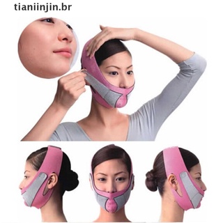 [Tianiinjin] mascarilla facial anti-deslizamiento facial/Máscara De adelgazamiento De cara/línea V (1)