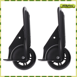 1 par de ruedas de repuesto de repuesto de rodillos de repuesto para maleta de carro