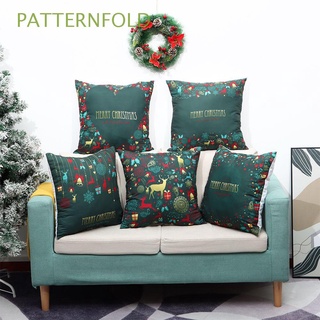 patternfold impresión funda de cojín decorativa para el hogar fundas de almohada fundas de almohada nuevos accesorios de dormitorio sofá cojín adornos de navidad tirar fundas de almohada