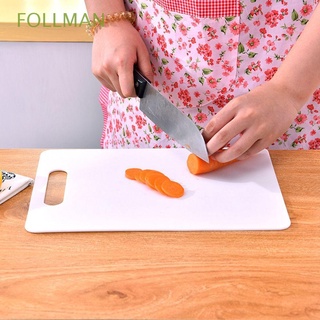 FOLLMAN Mat Tabla De Cortar Antideslizante Carne Vegetal Herramientas Accesorios Gadgets De Plástico Esmerilado De Cocina/Multicolor