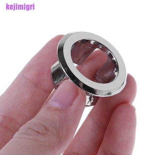 [kejimigri] anillo de desbordamiento para fregadero de baño, seis pies redondo, inserto cromado