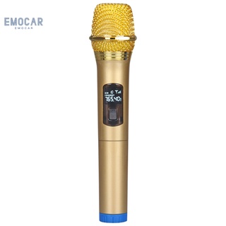 Emocar micrófono inalámbrico resistente al desgaste Plug and Play micrófono de mano reducción de ruido para conferencia (7)