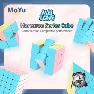 amb rubik rubik cubo moyu meilong pastel 2x2 3x3 4x4 5x5 macaron cubo mágico antiestrés pirámide (paltes)