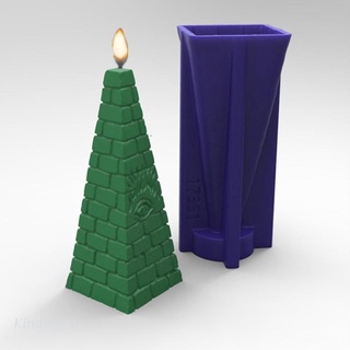 King 3D forma Triangular molde de velas europeas y americanas personajes clásicos perfumado Material de vela molde decoración del hogar